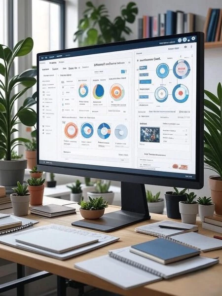 How to Create SEO-Optimized Blogs for WordPress with Perplexity & GPT, Keywords & Media 2 WordPress dashboard with Perplexity AI and GPT for SEO-optimized blogs, showcasing best keyword research process for bloggers with keyword research tools and media optimization charts in a creative workspace.